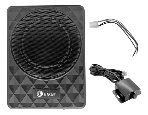 Caixa Amplificada Automotiva Subwoofer Slim 10 600w Graves Cor Preto