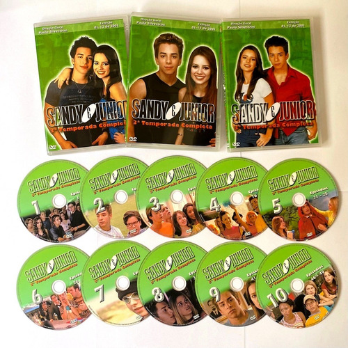 Dvd Sandy E Junior Seriado Terceira Temporada Completa