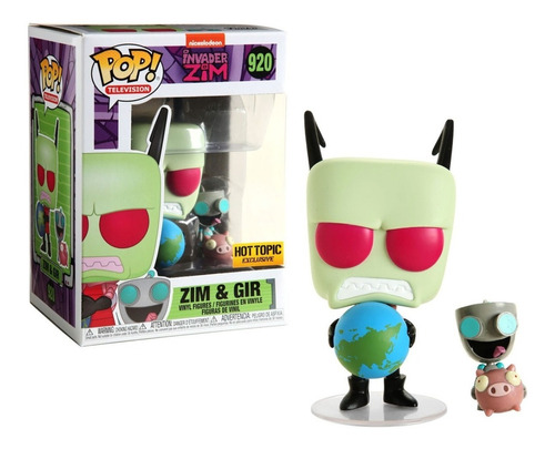 Funko Pop Zim & Gir #920 Hot Topic Exclusive Invader Zim