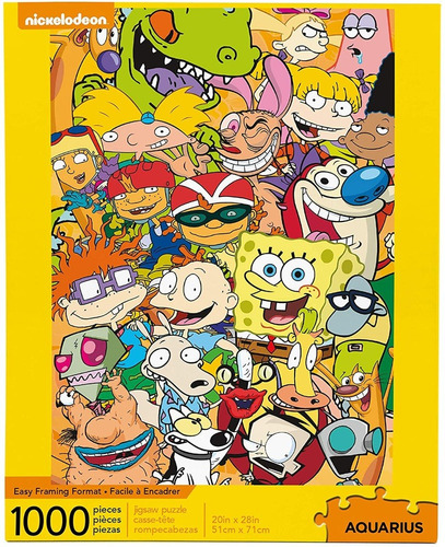 Rompecabezas Nickelodeon Cast 1000 Piezas Aquarius