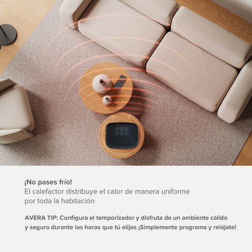 Calefactor Eléctrico De Aire Portátil Con Control Remoto