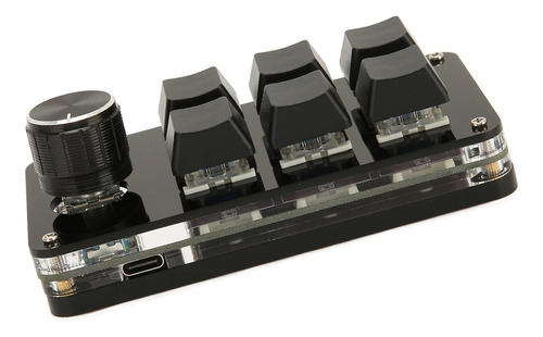 - Teclado Programable 6 Teclas Mini Teclado Usb Diy Rgb