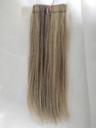Imagem 2 de 3 de Franja Lateral Cabelo Humano Mechado Fita Adesiva 25cm