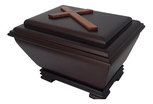 Urna Funeraria Para Cenizas Modelo Grecia Color Chocolate