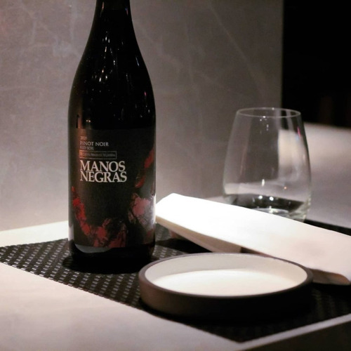 Imagen 3 de 10 de Vino Manos Negras Red Soil Pinot Noir Caja X 6 X 750ml.