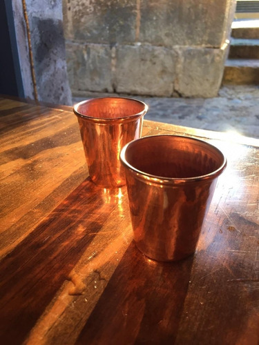 Vaso Mezcalero En Cobre