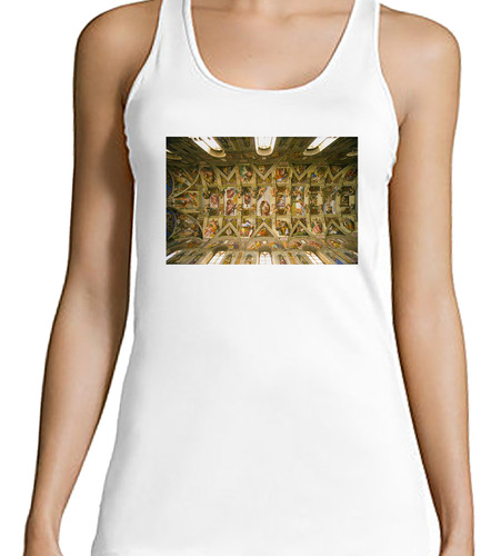 Musculosa Mujer Capilla Sixtina Monumento Italia M2