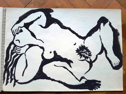 Dibujo - Erótico - Desnudo - Jose Rueda - Carpeta (Usado)