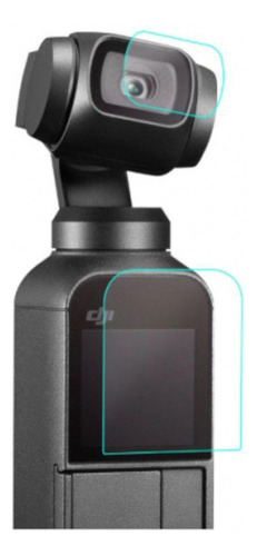 Película De Vidro Para Lente E Lcd Dji Osmo Pocket