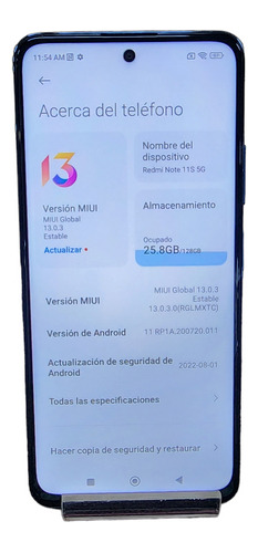Telefono Celular Redmi Note 11s 5g 128gb 4+2gb Ram