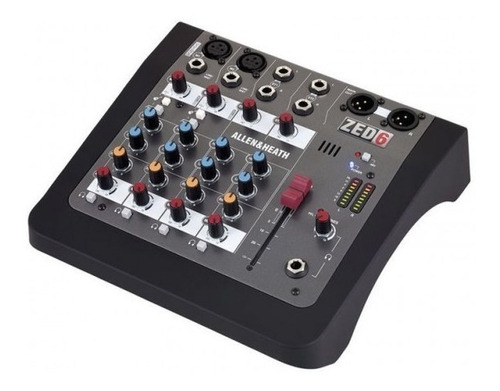 Consola Audio Mixer 6 Canales Allen & Heat Zed6 Envío Gratis