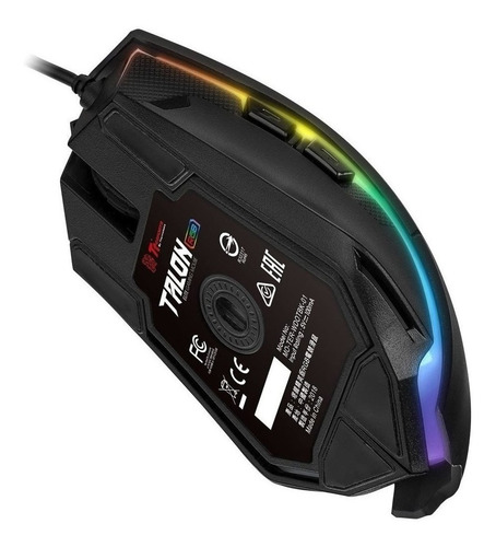 Imagen 6 de 7 de Combo Mouse Gamer + Pad Thermaltake Talon Elite Rgb 5000 Dpi