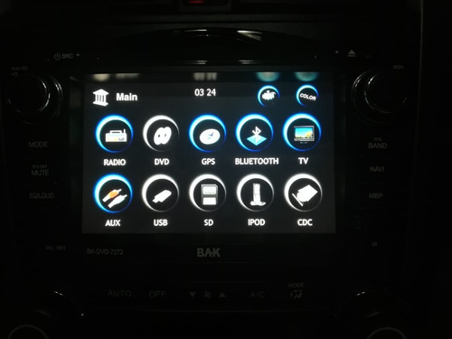 Actualización Estereo Multimedia Bak Dvd 7272 Con Gps