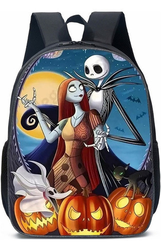 Mochila escolar casual Nightmare Before Christmas, Jack Skellington Color Bowl