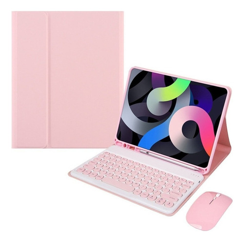 Funda Teclado Con Mouse Para iPad 10.2 Pulgadas 7th 8th