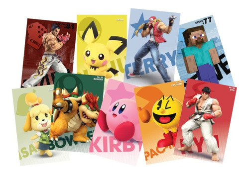 Set 20 Tarjetas Amiibo Super Smash Bros - Cifamarket