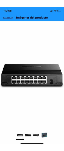 Imagen 2 de 3 de Switch Tp-link De 16 Puertos Automático Perfecto Estado