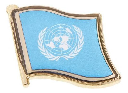 2x Insignia De Pin De La Bandera De Las Naciones Unidas Para