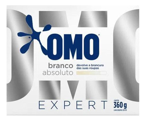 Sabão Em Pó Omo Branco Absoluto Expert 360g - 2 Packs