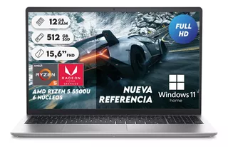 Laptop Dell Inspiron 3525 Amd Ryzen 5-5500u 12gb 512gb Win11