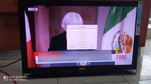 Television Aoc Le24h168 Normal Led Con Control Y Antena (Usado)