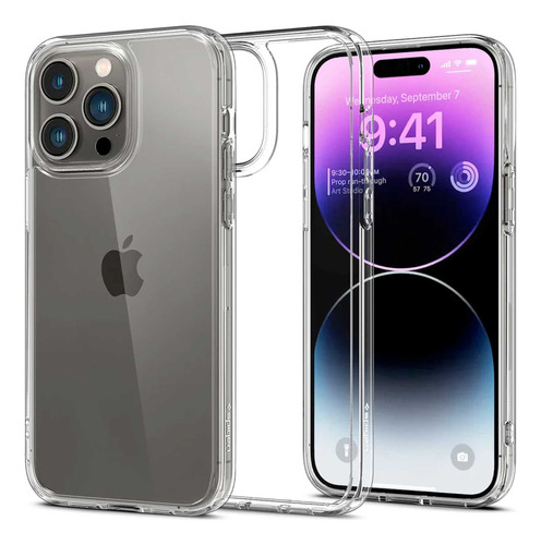 . Funda Spigen Crystal Hybrid Para iPhone 14 Pro Max 