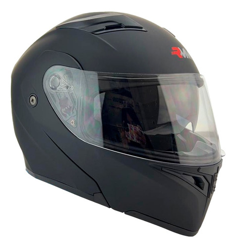 Casco Moto Abatible Mica Transparente Y Lentes Internos Dot 