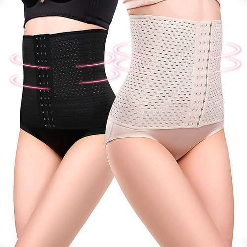 Faja Corset Modelador Con Ballenas Reductor Cintura Otec