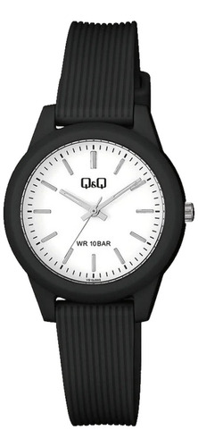 Reloj Q&q Qyq Vs13j003y Deportivo Goma Dama + Estuche 