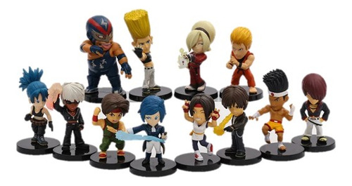 Set De 12 Figuras The King Of Fighters Kyo, Yuri, Joe, Etc.