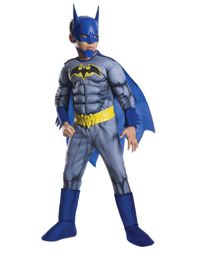 Disfraz Para Niño Batman Azul Talla Small Halloween | Envío gratis