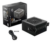 Comprar Fuente de poder para PC MSI MAG A750BN PCIE5 750W negra 220V