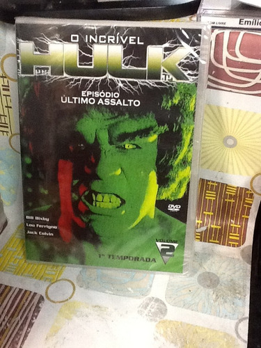 Dvd O Incrível Hulk 1ª Temporada Vol 02 Ep. Último Assalto