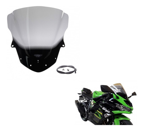 Bolha Esportiva Mra Kawasaki Ninja Zx-6r R 2020- Fumê