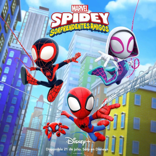 Imagen 2 de 3 de Plato Playo 20cm Spidey Spiderman Lic. Disney Marvel Cresko