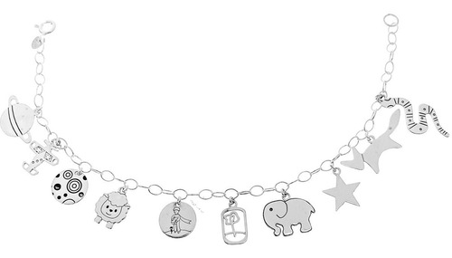 Pulsera El Principito De Plata 925 Envio Gratis