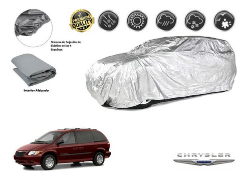 Lona Cubreauto Afelpada Chrysler Town & Country 3.3l 2001