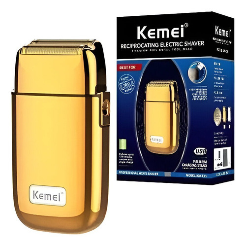 Maquina De Acabamento Profissiona Km I32s + Shaver Km Tx1 Cor Dourado 110v/220v