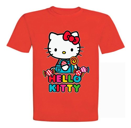 Polera Hello Kitty, Amor, Moda Actual, Manga Corta