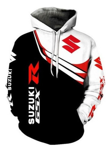 Sudadera Con Capucha Motocross Suzuki Para Hombre