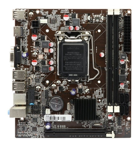 Placa Mae Mb Afox P/ Intel Lga 1155 Hdmi/vga/usb3 Ib75-ma5