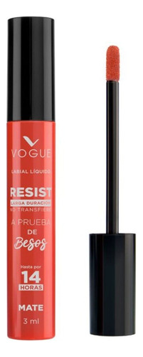 Labial Resist Vogue Soñadora 3ml Acabado Mate Color SOÑADORA