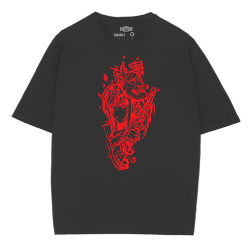 Playeras Hombres Waifu Anime Streetwear Moda Oversize
