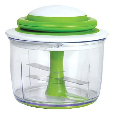 Imagen 1 de 11 de Chefn Veggichop Picador De Alimentos Manual (rúcula), 5,5 X