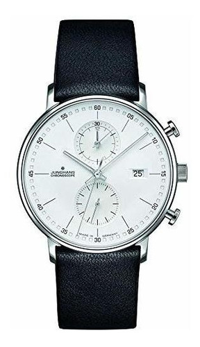 Reloj De Plata Junghans Forma C Chronoscope Cuarzo Matt | Pi