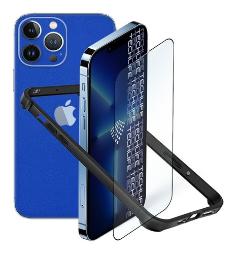 Funda Case Protector 360 Para iPhone 13 Pro Max Color Blue