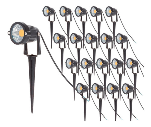 Pack 30 Focos Farol Led Estaca Jardín 5w - Sumatel