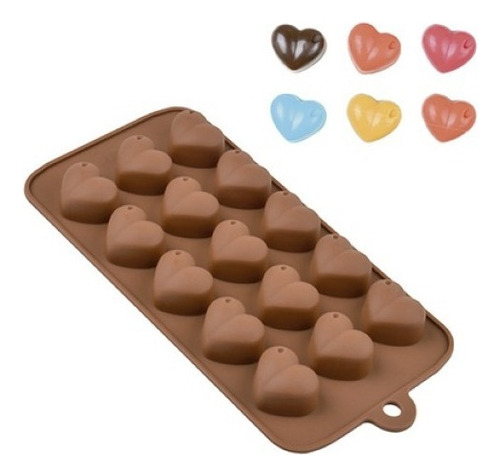Molde De Silicone Coração Liso Silver Chef Ref. Ft141
