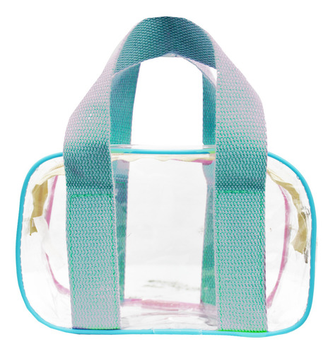 Bolsa Transparente Con Neceser Bolsa Bowling Mochila Mz10-3 Agua Traslúcido Níquel Agua