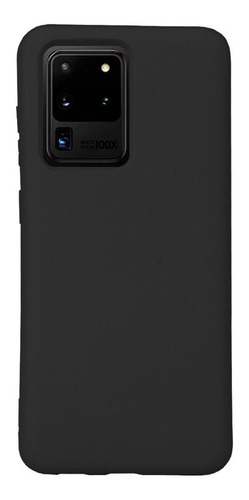 Case Funda Soft Premium Color Negro Para Samsung S20 Ultra